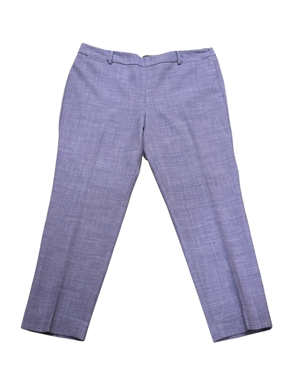 Talbots Lavender Chatham Wool Blend Ankle Dress Pants, 14 Petite
